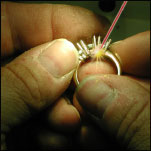 ring design with a laser welding machine, laser welding jewelry, jewelry welding and repair